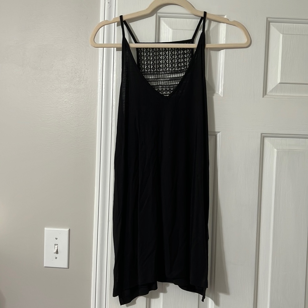 Black tank top